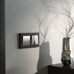 Рамка на 2 поста (черный) W0022408