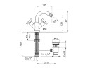 Смеситель для биде NICOLAZZI M.CROCE 2237CR27