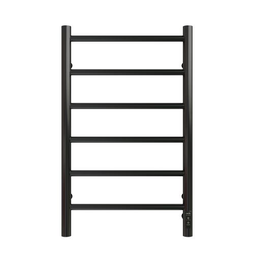 Полотенцесушитель Электрич. с/т GROIS Laura GR-131 400x 700 П6 RAL9005 R черный матовый