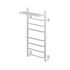 Полотенцесушитель Электрич.кабельный Ника WAY-3 80/40 с полкой RAL9016 белый матовый  U