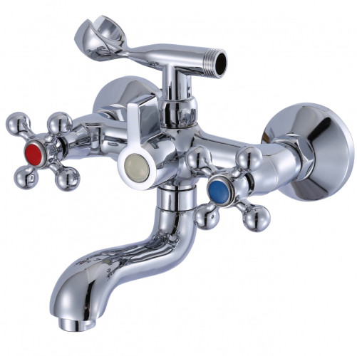 30050 Смеситель для ванны корот. (2 ручный) HANSEN  (10/1шт)