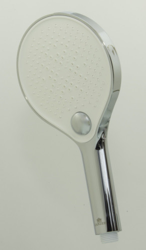 3307  Лейка массажная 3 позиции, кнопка (ХРОМ) GANZER  (40/1шт)