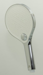 3307  Лейка массажная 3 позиции, кнопка (ХРОМ) GANZER  (40/1шт)