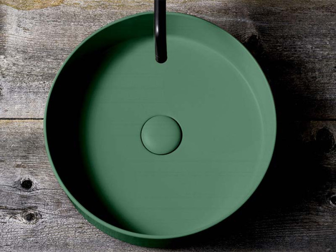 Выпуск для раковины с керамической накладкой CIELO SIWA PIL01BR MU