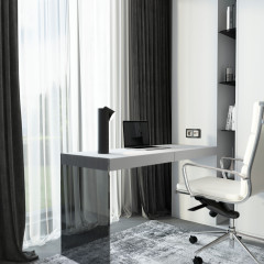 Накладка для двойной розетки Еthernet RJ-45 (дымчатый) W1291104