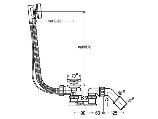 Слив-перелив VIEGA Viega Visign 595678