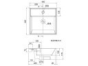 Раковина встраиваемая Scarabeo TEOREMA 2.0 5108/49