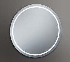 Xpertials Iris, круглое зеркало Led 80 см: датчик подсветки с диммером и датчик антизапотевания