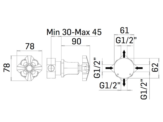Вентиль MAMOLI 1938 24330000062G