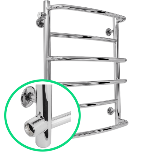 Полотенцесушитель Laris Евромикс П6 450/600 бок.подкл. 500 73207366 (-)