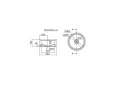 Раковина накладная Scarabeo LAVABI D ARREDO  8034