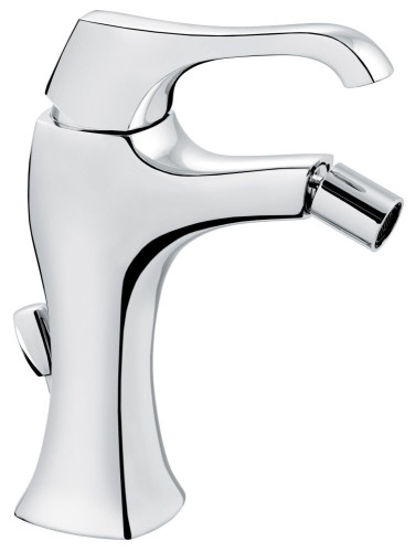 Emmevi Ares, однорычажный смеситель для биде с донным клапаном, цвет брашированное золото