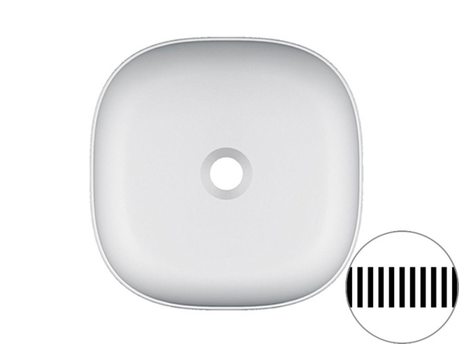 Раковина накладная Scarabeo GLAM 1806/RRNR