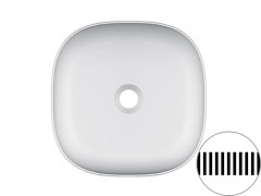 Раковина накладная Scarabeo GLAM 1806/RRNR