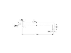 Держатель для душа CRISTINA SANDWICH PD31024
