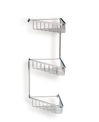 Stil Haus, решётка в ванную угловая 3-х уровневая, высота 54 см, цвет бронза