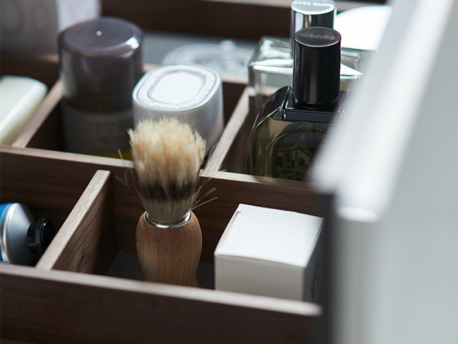 Тумба подвесная с раковиной DURAVIT L-CUBE LC6929O5252