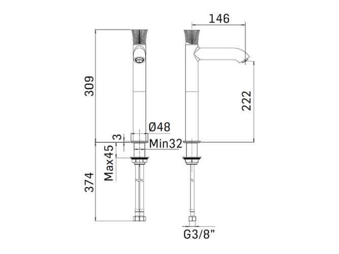 Смеситель для раковины MAMOLI TOKYO 48760000T001