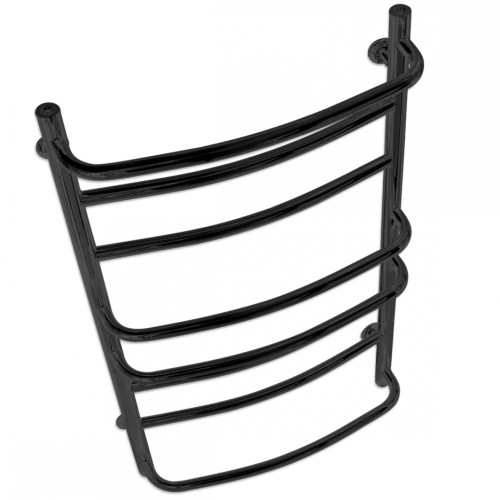 Полотенцесушитель Laris Евромикс П8 500/800 черный матовый 73207303ЧМБФ / без фитингов (-)