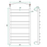 Полотенцесушитель ГРОТА ECOCALMA 63/90