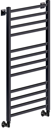 Полотенцесушитель Ника MODERN ЛМ-5 100/40 RAL9005 черный матовый
