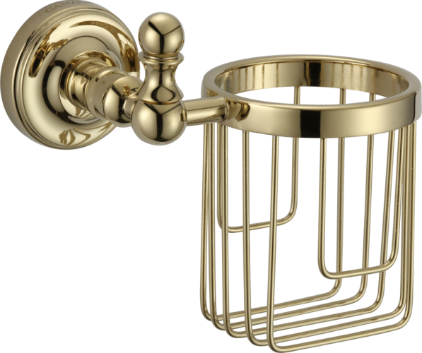 31038-E Держатель для освежителя (ЗОЛОТО) GANZER (20/1шт)