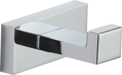 88051 Крючок одинарный (ХРОМ)  GANZER  (20/1шт)