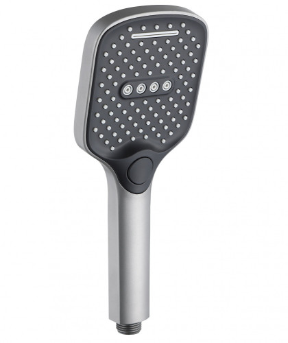 3020-3 Лейка для душа, графит 10.5*26.5см (3-функций, кнопка) HANSEN (50/1шт)