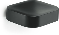 Gedy Outline, настенная металлическая мыльница, цвет черный матовый