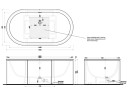 Ванна акриловая CIELO ARCADIA CIBELE AN