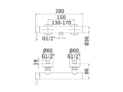 Смеситель для душа MAMOLI PICO XS 13830000Z121