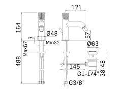 Смеситель для биде MAMOLI TOKYO 58710000T051