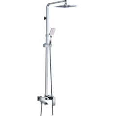 33044 Однорукий душевой релинг (ХРОМ)  HansenPRO  (4/1шт)