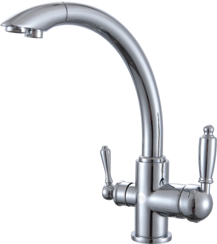 16031 Смеситель для кухни на две воды "GANZER" (10/1шт)