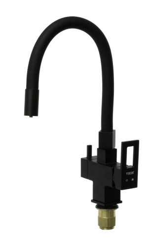 193521-C Смес. для кухни с гиб шланг и под фильтр (+ЧЕР.) ViEiR (10/1шт)