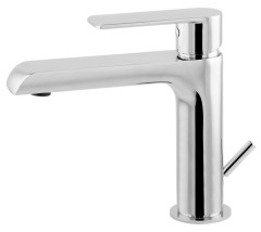 Mariner Magica, однорычажный смеситель для раковины без донного клапана, цвет чёрный матовый