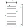 Полотенцесушитель ГРОТА ECOCLASSIK 30/90