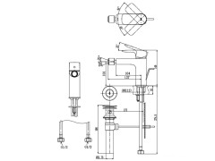 Смеситель для биде TOTO GA TRG04301R