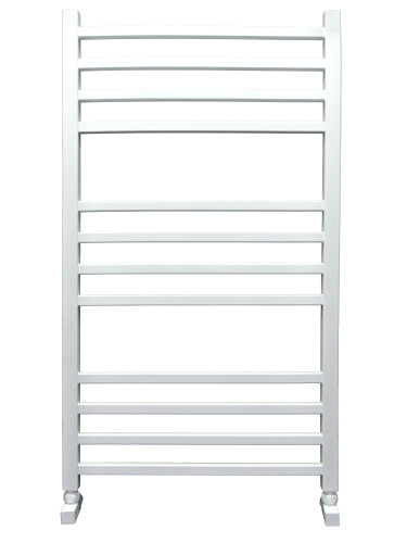 Полотенцесушитель Ника MODERN ЛМ-5 100/40 RAL9016 белый матовый с вентилями (комплект люкс)(-)