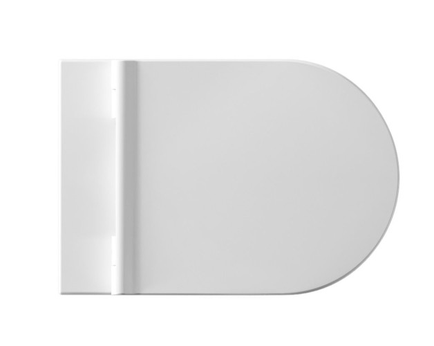 Alice Form, ультратонкое сиденье с микролифтом, цвет белый глянцевый