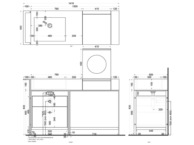 Раковина накладная CIELO NARCISO NALASF