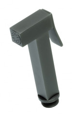 2040-Q Лейка металл. для биде КВАДРАТ (ГРАФИТ) GANZER (100/1шт)