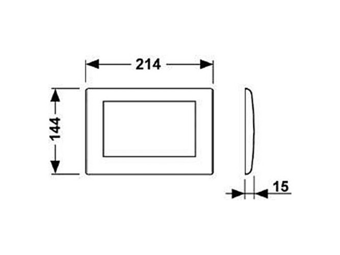 Клавиша смыва TECE Teceplanus 9240321