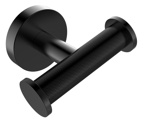 5502-C Крючок двойной для полотенец (ЧЕРНЫЙ) ViEiR  (75/1шт)