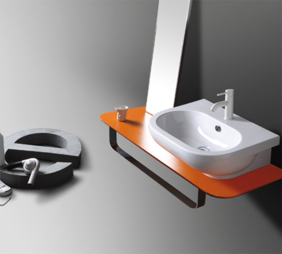 Раковина подвесная SIMAS E-LINE EL 10 bia/1 hole