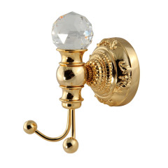 Крючок, золото/Swarovski Migliore Cristalia