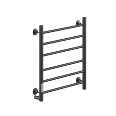 Полотенцесушитель Электрич.кабельный Ника WAY-2 60/50 RAL9005 черный матовый левый тэн
