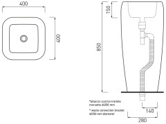 Раковина напольная CIELO SHUI SHFREEC LN
