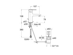 Смеситель для раковины CRISTINA DIARIO DI22113