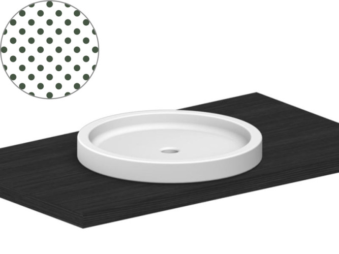 Раковина накладная Scarabeo BUCKET 8809/SEV